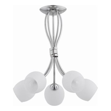 Pinnale kinnitatav lühter BUENA 5xE14/10W/230V läikiv kroom
