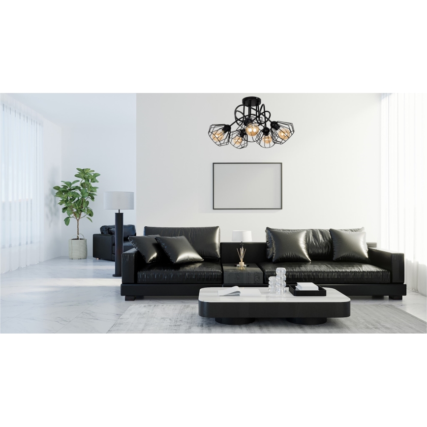 Pinnale kinnitatav lühter CEED 5xE27/60W/230V