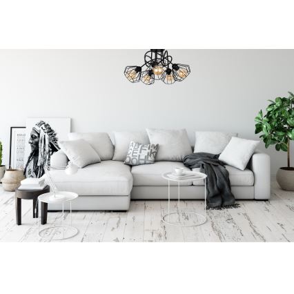 Pinnale kinnitatav lühter CEED 5xE27/60W/230V