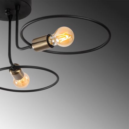 Pinnale kinnitatav lühter CIRCLE 3xE27/40W/230V
