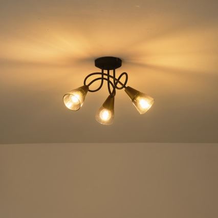 Pinnale kinnitatav lühter CLASSY 3xE14/7W/230V