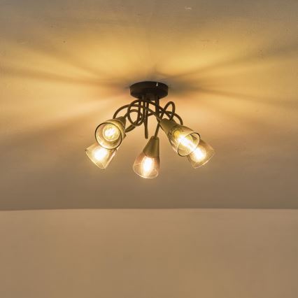 Pinnale kinnitatav lühter CLASSY 5xE14/7W/230V