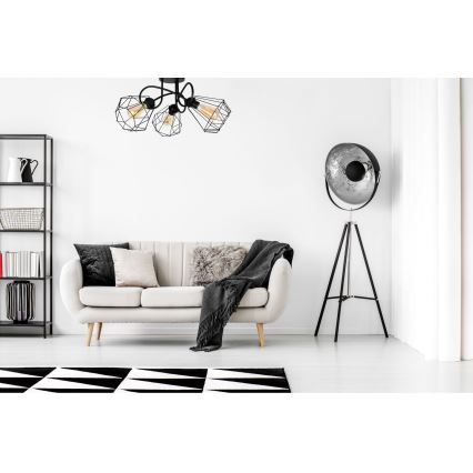 Pinnale kinnitatav lühter DIAMENT 3xE27/60W/230V