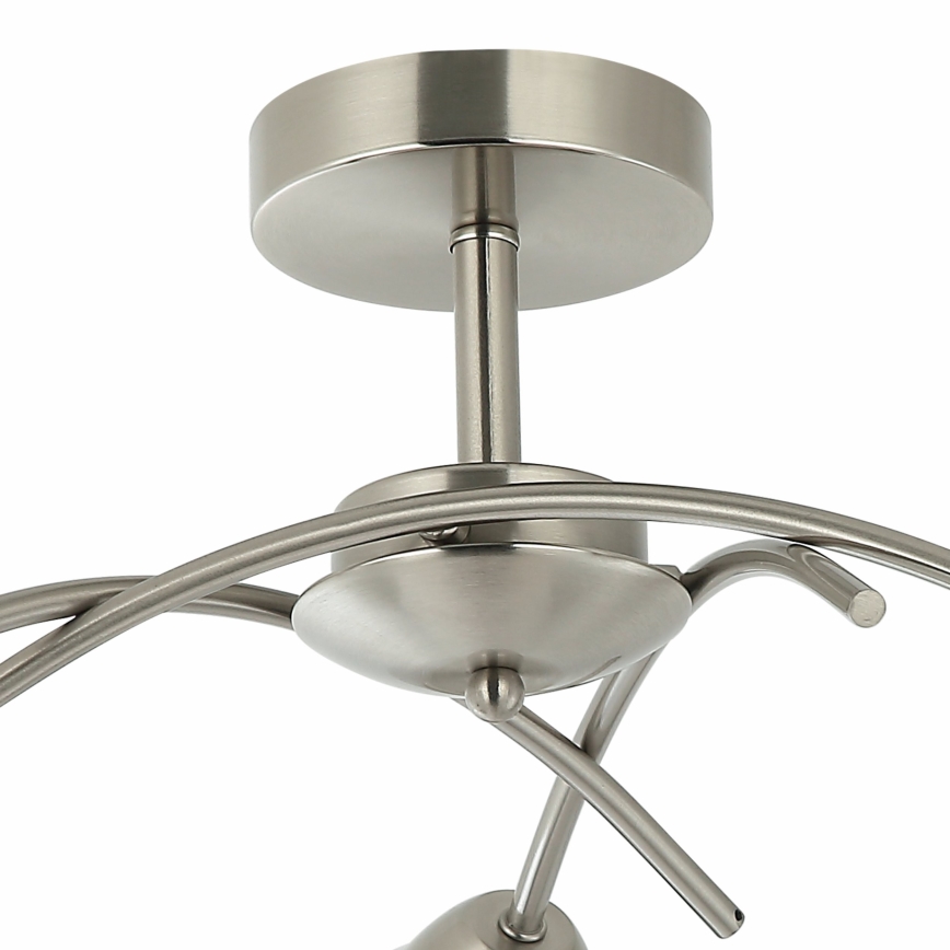 Pinnale kinnitatav lühter DONNA 3xE27/60W/230V nikkel