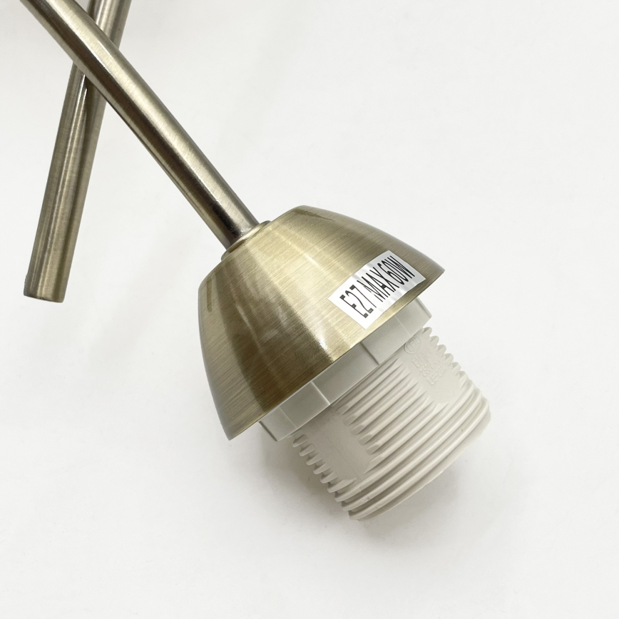 Pinnale kinnitatav lühter DONNA 3xE27/60W/230V paatina