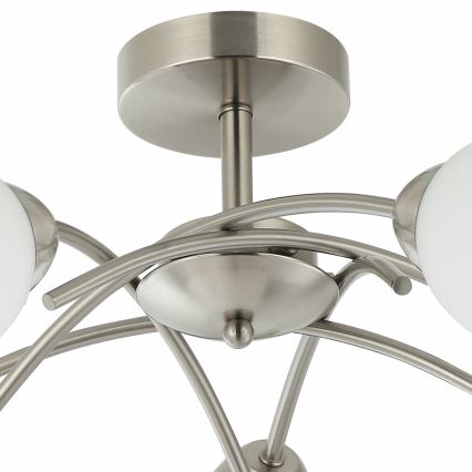 Pinnale kinnitatav lühter DONNA 5xE27/60W/230V nikkel