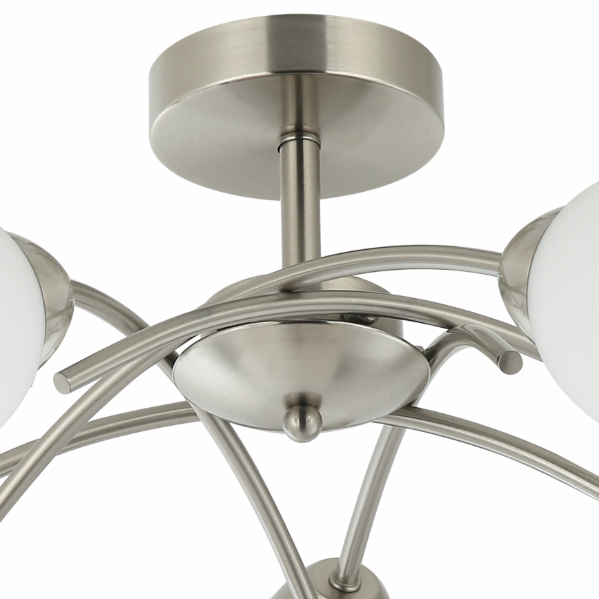 Pinnale kinnitatav lühter DONNA 5xE27/60W/230V nikkel