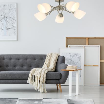 Pinnale kinnitatav lühter DONNA 5xE27/60W/230V paatina