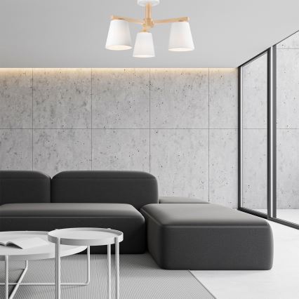 Pinnale kinnitatav lühter ELLIE 3xE27/60W/230V pöök