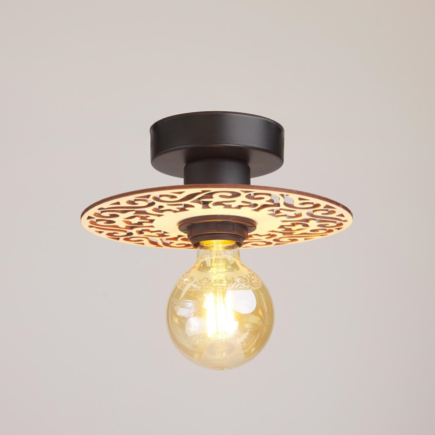Pinnale kinnitatav lühter FALCO 1xE27/60W/230V d. 20 cm beež