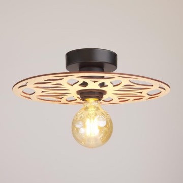 Pinnale kinnitatav lühter FALCO 1xE27/60W/230V d. 30 cm beež