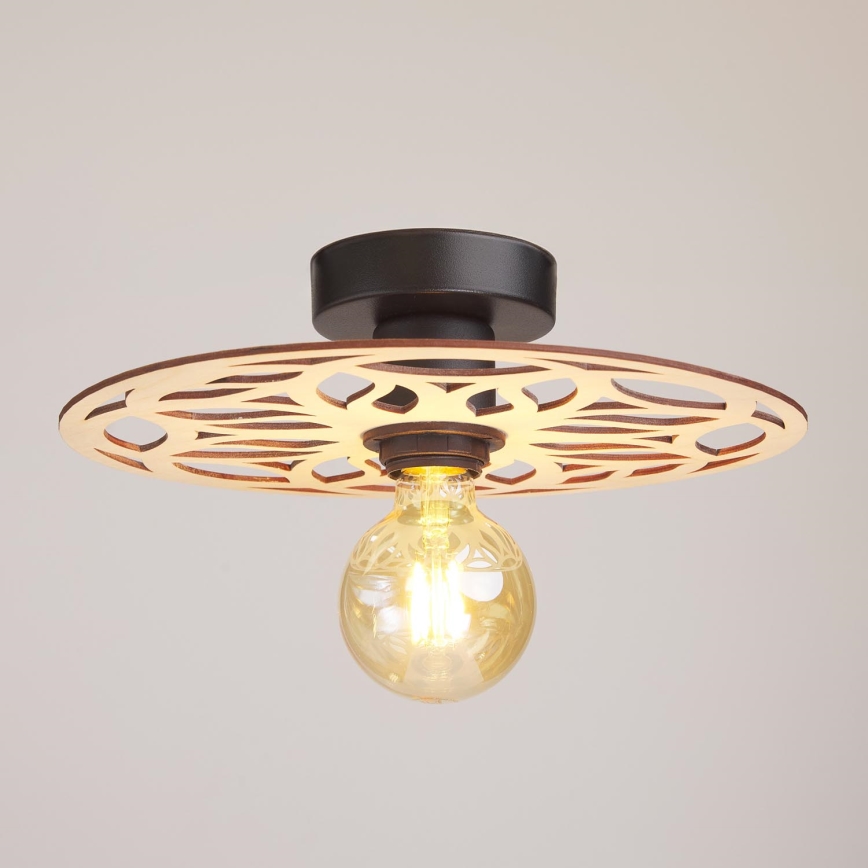 Pinnale kinnitatav lühter FALCO 1xE27/60W/230V d. 30 cm beež