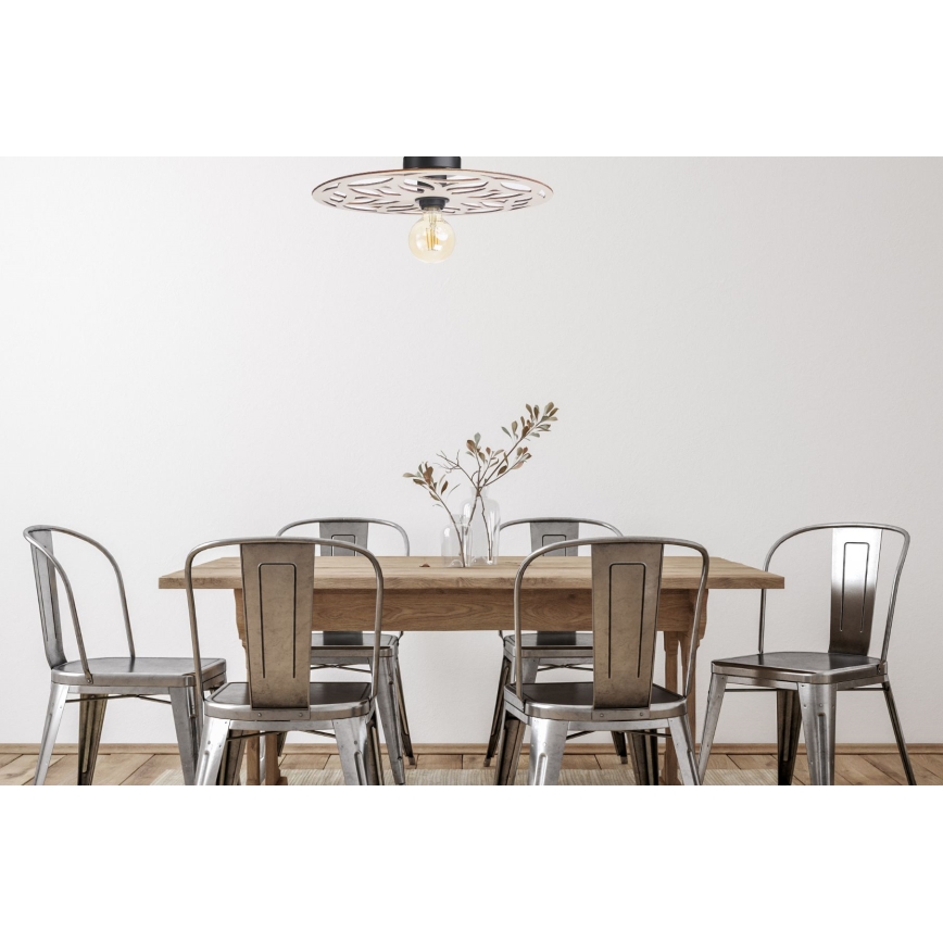Pinnale kinnitatav lühter FALCO 1xE27/60W/230V d. 40 cm beež