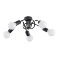 Pinnale kinnitatav lühter FARTA 5xE27/60W/230V must