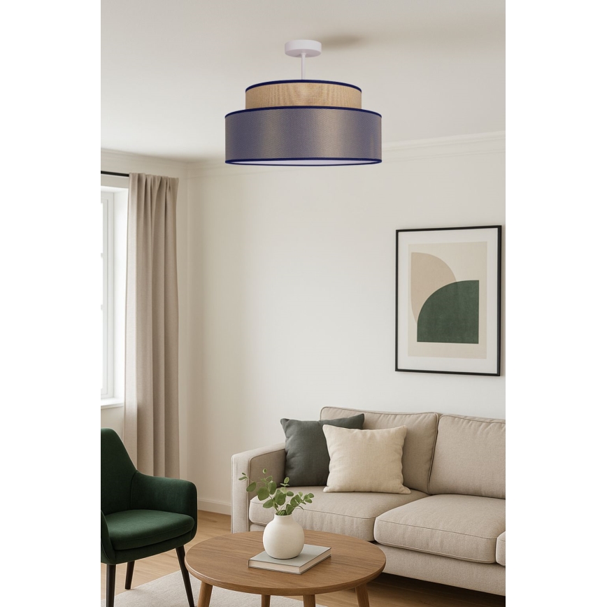 Pinnale kinnitatav lühter GRACE 1xE27/60W/230V beež/pruun