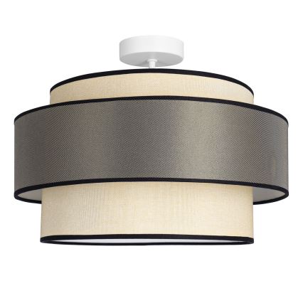 Pinnale kinnitatav lühter GRACE 1xE27/60W/230V d. 40 cm kreemikas/hall
