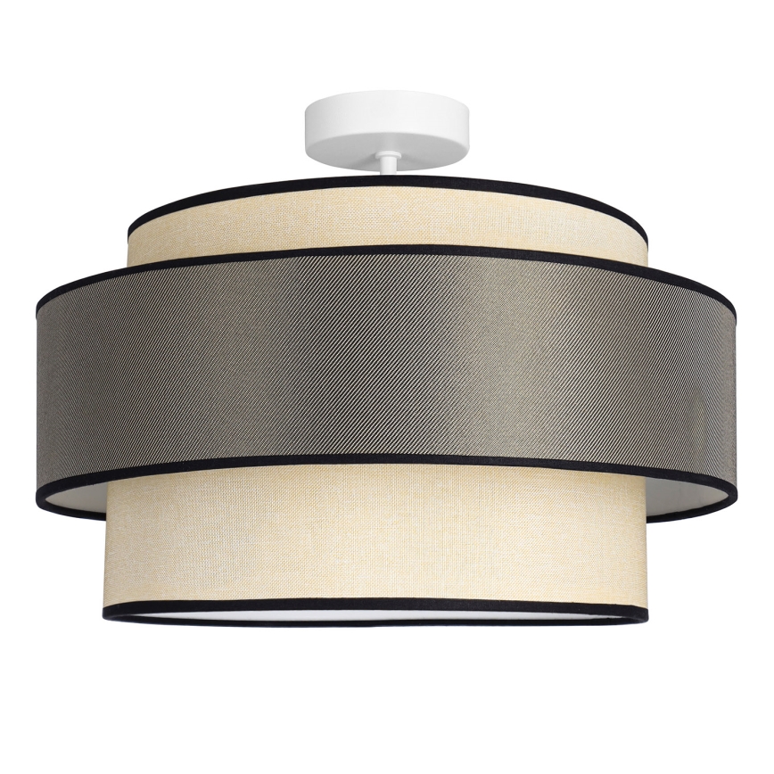 Pinnale kinnitatav lühter GRACE 1xE27/60W/230V d. 40 cm kreemikas/hall