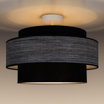 Pinnale kinnitatav lühter GRACE 1xE27/60W/230V d. 40 cm must/hall