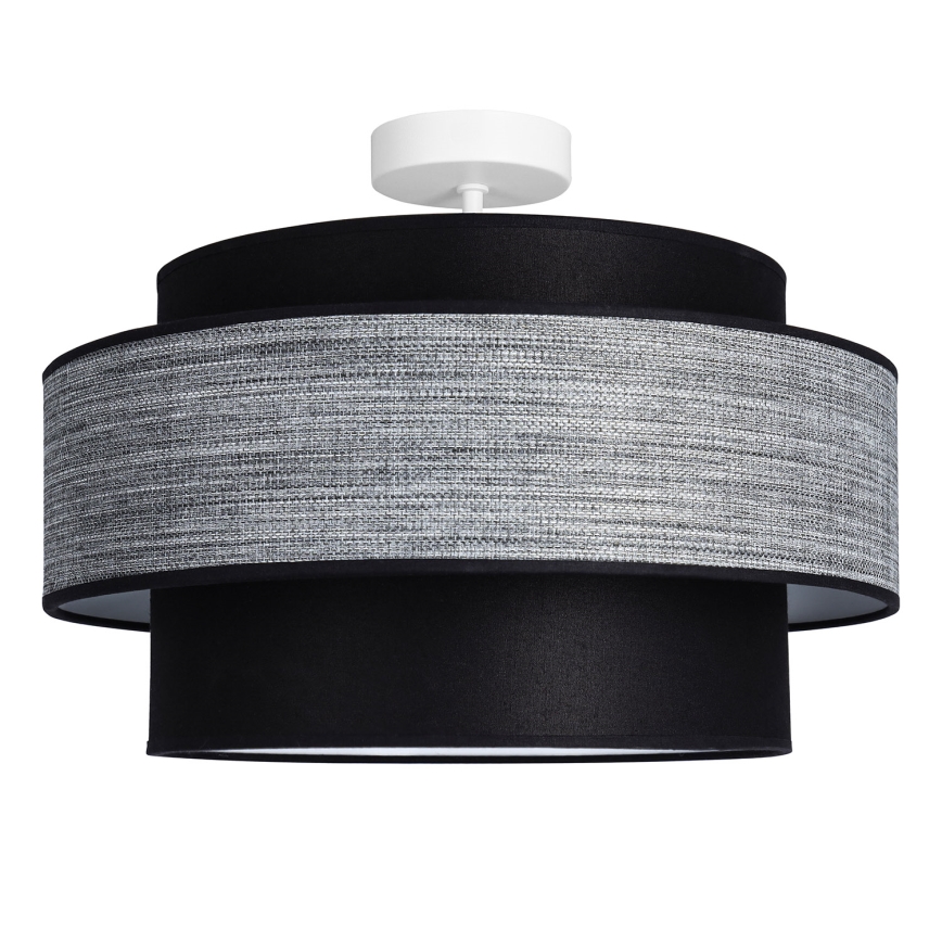 Pinnale kinnitatav lühter GRACE 1xE27/60W/230V d. 40 cm must/hall