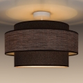 Pinnale kinnitatav lühter GRACE 1xE27/60W/230V d. 40 cm pruun/beež