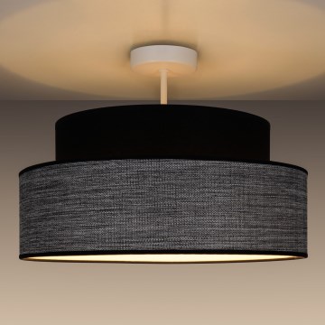 Pinnale kinnitatav lühter GRACE 1xE27/60W/230V must/hall