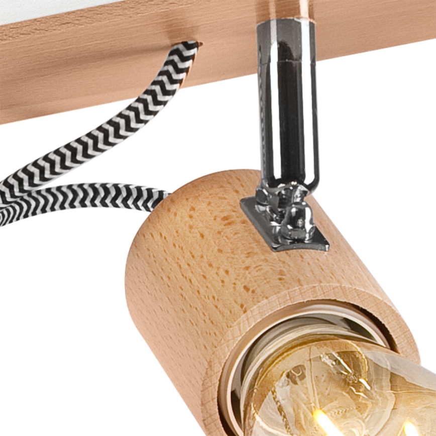 Pinnale kinnitatav lühter GUSTAVO 3xE27/60W/230V pöök