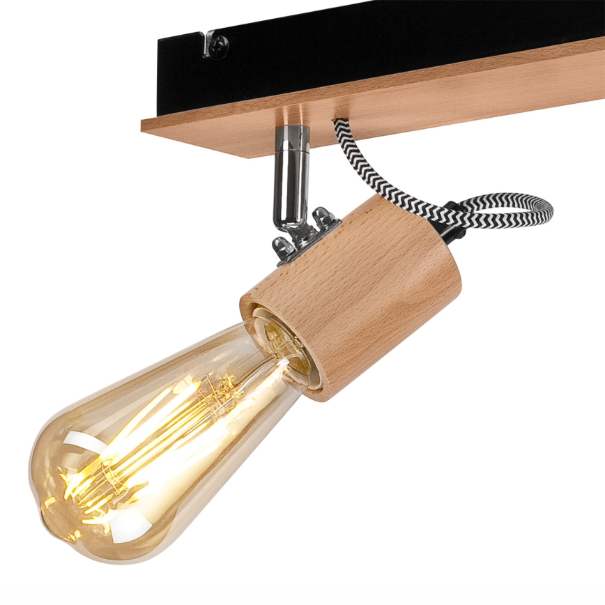 Pinnale kinnitatav lühter GUSTAVO 3xE27/60W/230V pöök