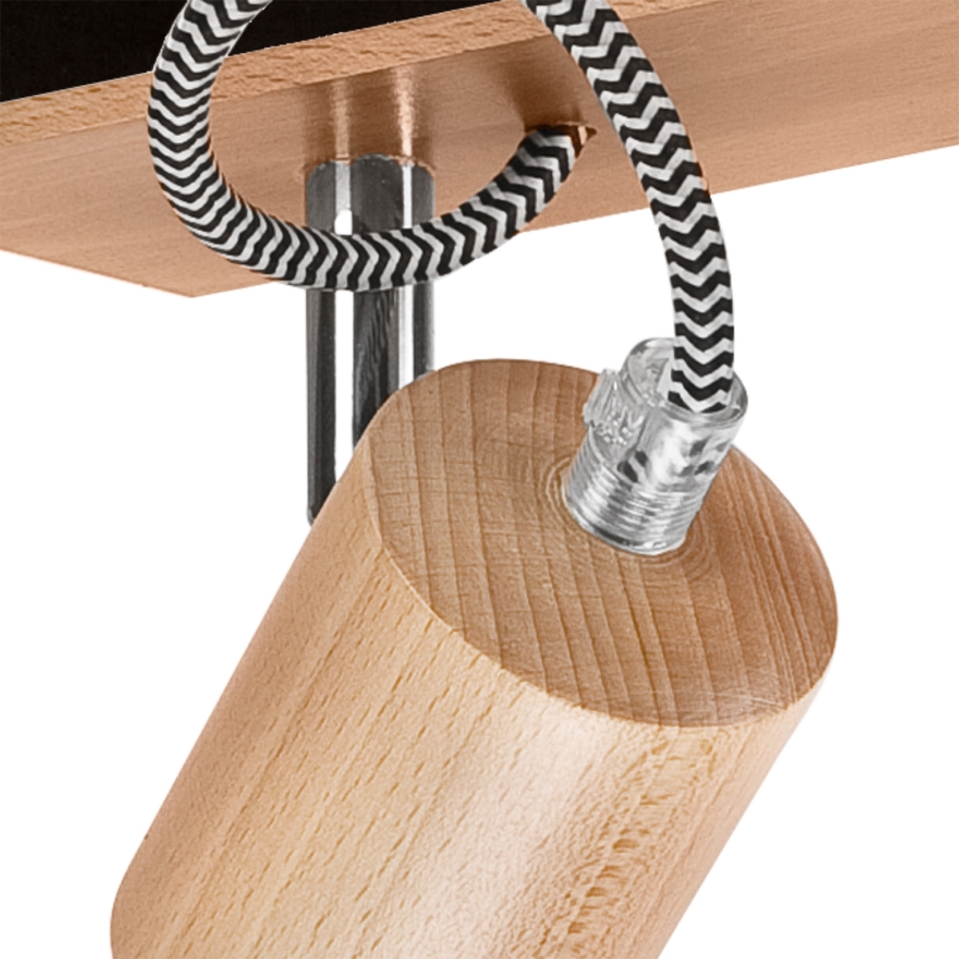 Pinnale kinnitatav lühter GUSTAVO 3xE27/60W/230V pöök