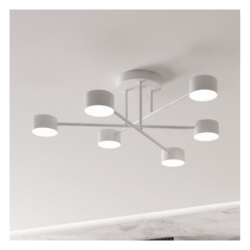 Pinnale kinnitatav lühter HALO 6xGX53/8W/230V valge