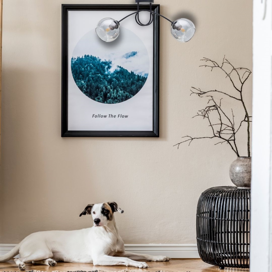 Pinnale kinnitatav lühter LATIL 2xE27/60W/230V