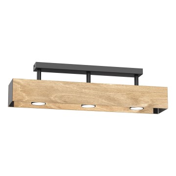 Pinnale kinnitatav lühter MAISON 3xGU10/8W/230V pruun/tamm