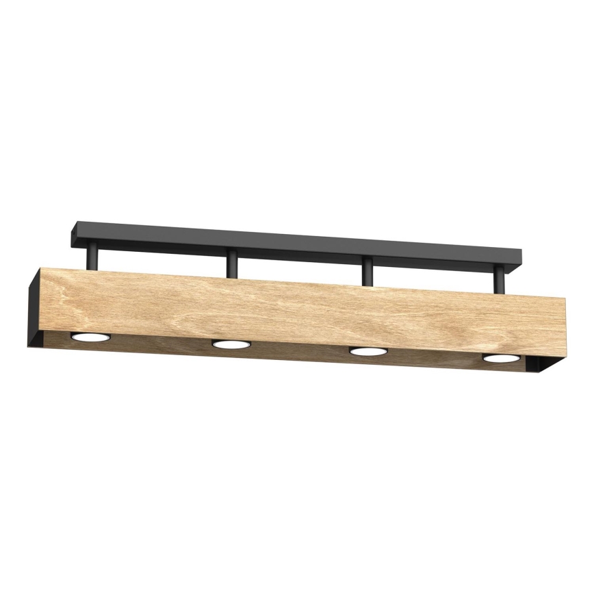 Pinnale kinnitatav lühter MAISON 4xGU10/8W/230V pruun/tamm