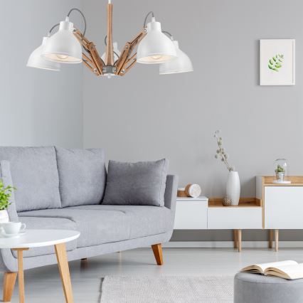 Pinnale kinnitatav lühter MARCELLO 5xE27/60W/230V