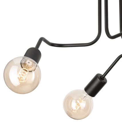 Pinnale kinnitatav lühter MATYLDA 3xE27/60W/230V must