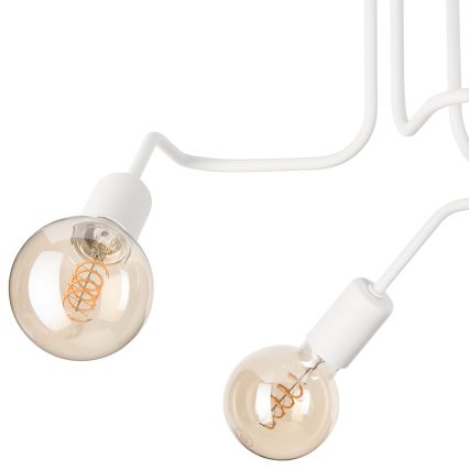 Pinnale kinnitatav lühter MATYLDA 3xE27/60W/230V valge