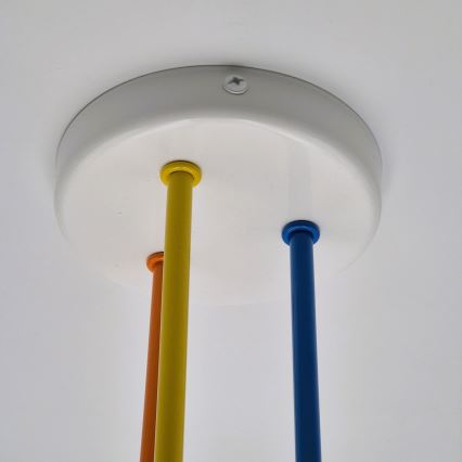 Pinnale kinnitatav lühter MATYLDA 3xE27/60W/230V värviline