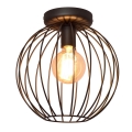 Pinnale kinnitatav lühter MERCURE 1xE27/15W/230V d. 30 cm must