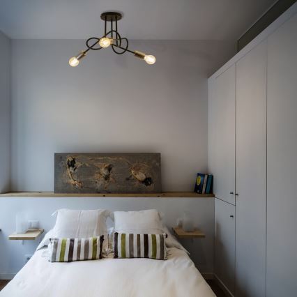 Pinnale kinnitatav lühter OXFORD 3xE27/15W/230V