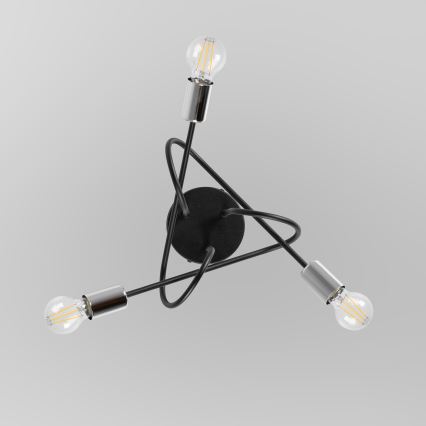 Pinnale kinnitatav lühter OXFORD 3xE27/15W/230V