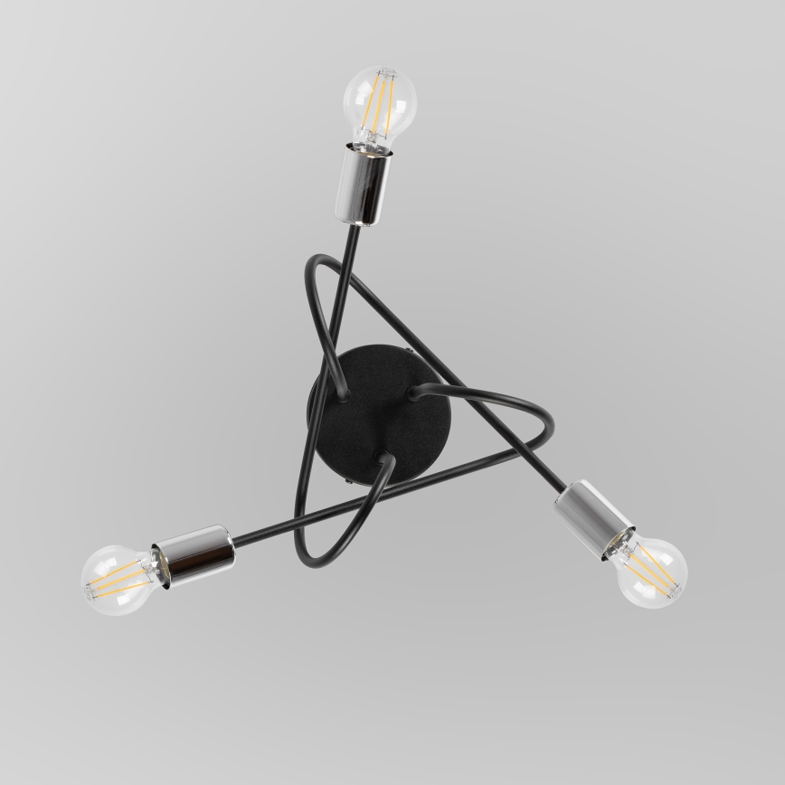 Pinnale kinnitatav lühter OXFORD 3xE27/15W/230V