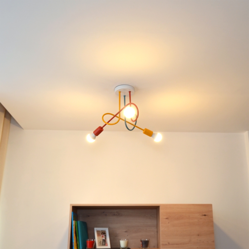 Pinnale kinnitatav lühter OXFORD 3xE27/15W/230V