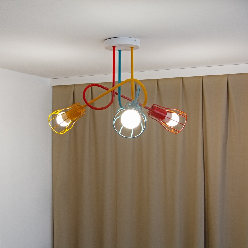 Pinnale kinnitatav lühter OXFORD 3xE27/15W/230V