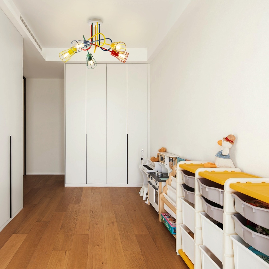 Pinnale kinnitatav lühter OXFORD 5xE27/15W/230V