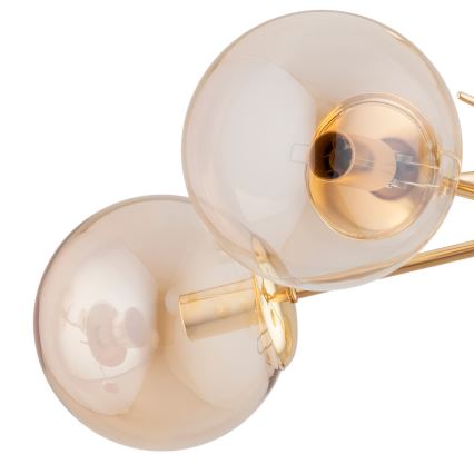 Pinnale kinnitatav lühter PRIMERY 5xE14/10W/230V kuldne