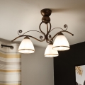 Pinnale kinnitatav lühter RETRO 3xE27/60W/230V pronks paatina