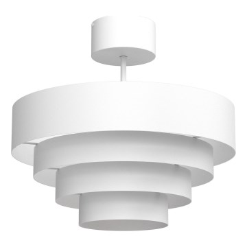 Pinnale kinnitatav lühter RINGS 2xE27/15W/230V valge