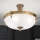 Pinnale kinnitatav lühter ROCCA 4xE27/60W/230V d. 43 cm pronks/valge