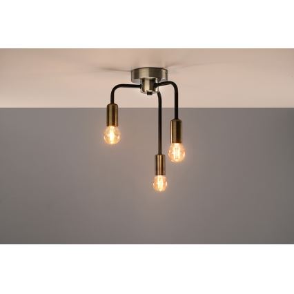 Pinnale kinnitatav lühter SAGA 3xE27/40W/230V