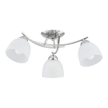 Pinnale kinnitatav lühter SEVA 3xE27/15W/230V läikiv kroom