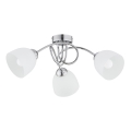 Pinnale kinnitatav lühter SEYLA 3xE27/60W/230V läikiv kroom/valge